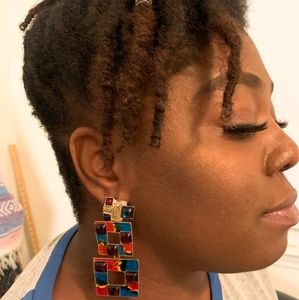 MULTI-COLORED EARRINGS